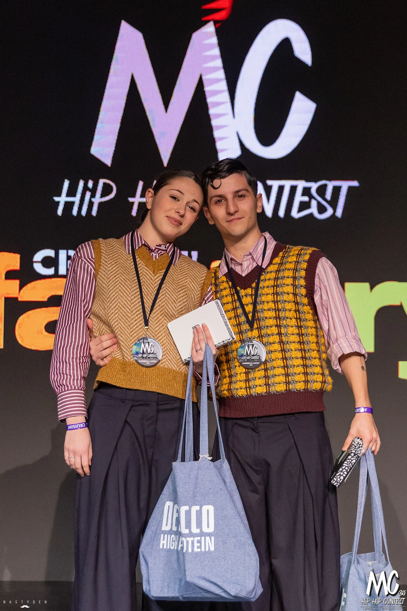Kristian Bortone e Veronica Marinetto, vincitori della categoria Duo dell’Experimental Contest 2026
